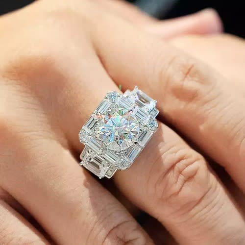 Square Shaped Wedding Ring