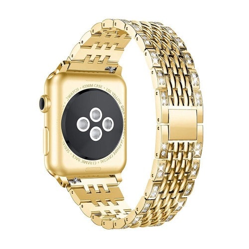 Stainless Steel Strap For Apple Watch 6 Band iWatch - 42mm 38mm - Gold