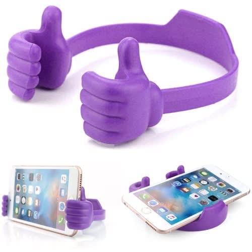 Ok Finger-style Phone Holder - Purple