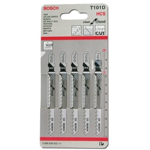 Bosch Jig Saw Blade For Wood Working - 5pcs