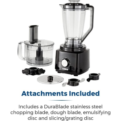 Food Processor With Blender 1.8L - 750W - T18007BLK