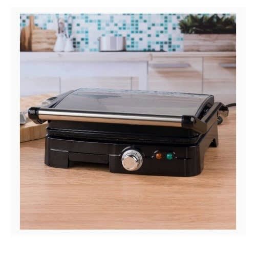Crown Star Sandwich Shawarma Toaster - Panini Maker Grill - 4 Slices - 1800W