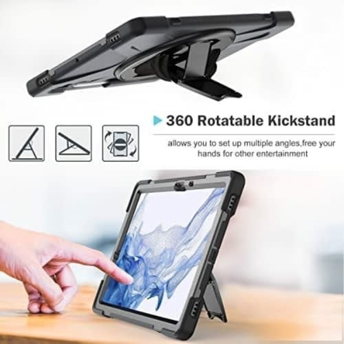 Shockproof Amored Defender Back Case For Samsung Tab S8 Ultra 2022