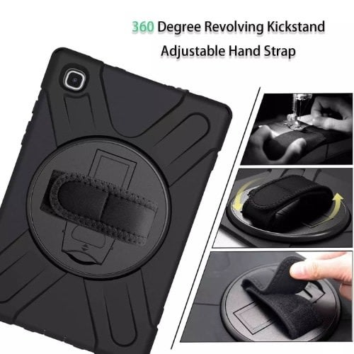 Rugged Cover With Hand Straps For Samsung Galaxy Tab A7 10.4 Inch T500/t505