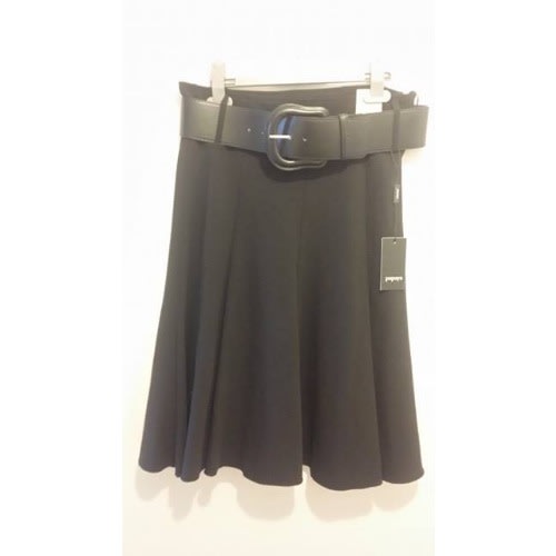Big Belted Skirt - Black