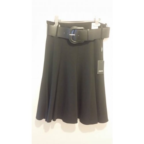 Big Belted Skirt - Black
