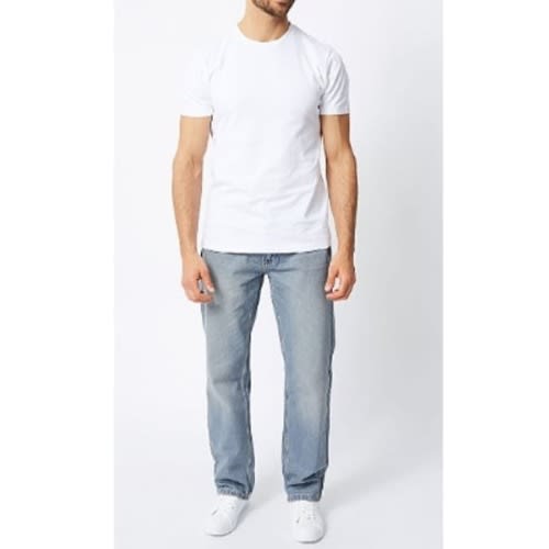 Men’s Straight Fit Jeans- Blue Light Wash