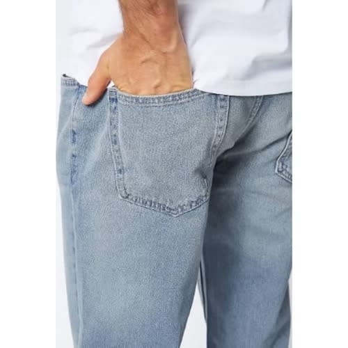 Men’s Straight Fit Jeans- Blue Light Wash