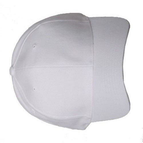 Plain Face Cap - White