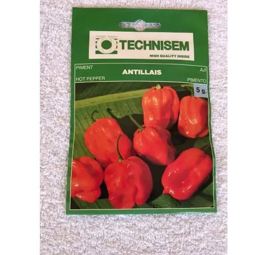 Hybrid Hot Pepper Seed - Antillais  - 5g