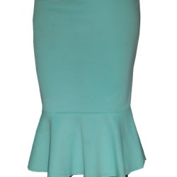 Bodycon Midi Skirt - Green