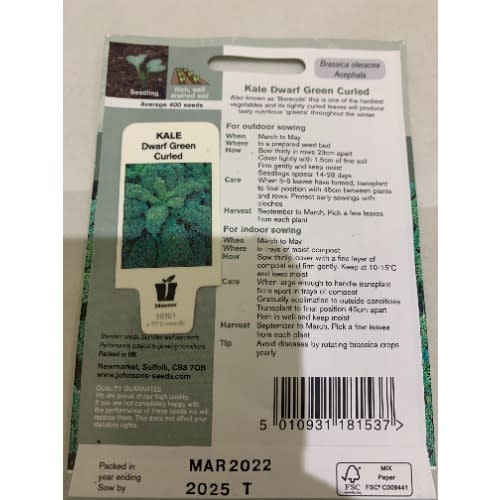 Kale seeds - 400seeds