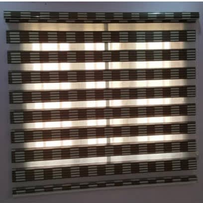 Zebra 5ft *5ft Brown And Cream Window Blind