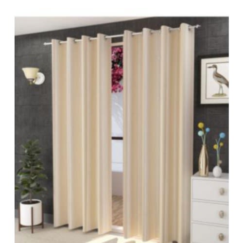7.5ft By 7.5ft Curtain - Cream