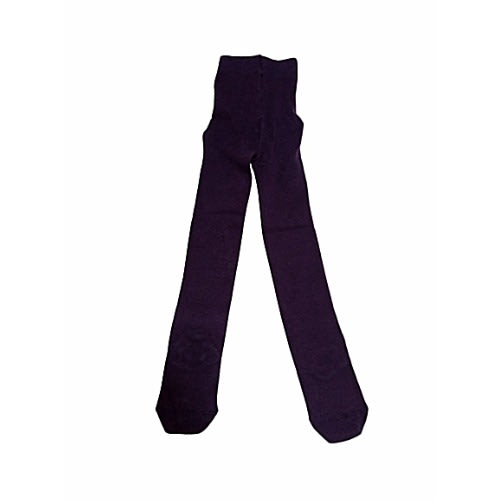 Girl's Cotton Rich Thick Pop Socks - Purple - 1 Pic