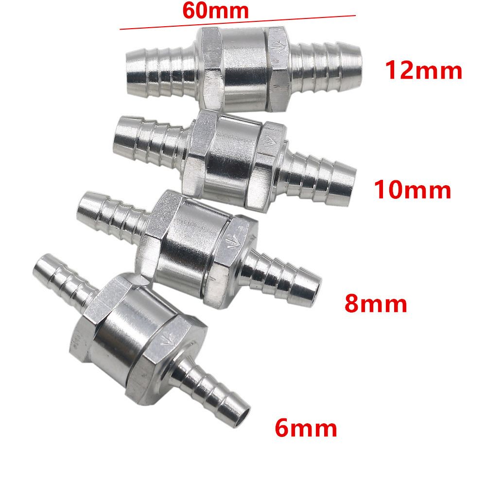 One Way 6mm 8mm 10mm 12mm Fitting Valves Aluminium Alloy