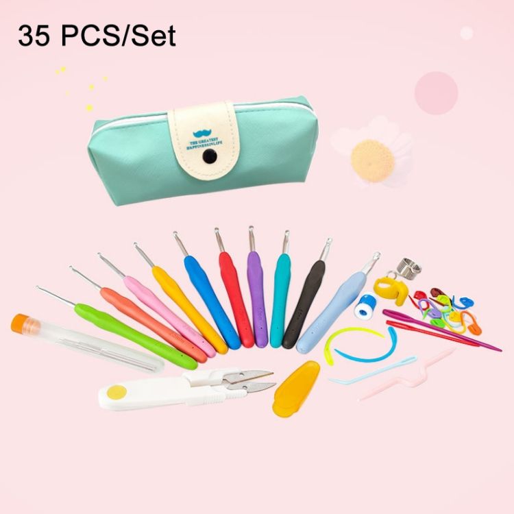 35 PCS/Set DIY Sweater Knitting Crochet Tools Material