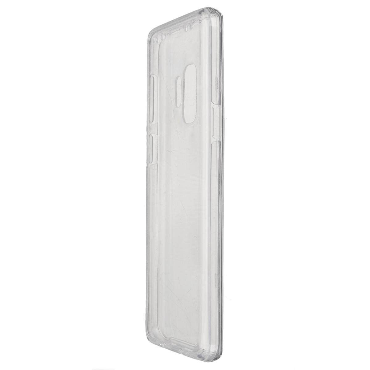 360°Protection Ultra Thin TPU Skin Pouch Cover Case For Samsung Galaxy S9 White White