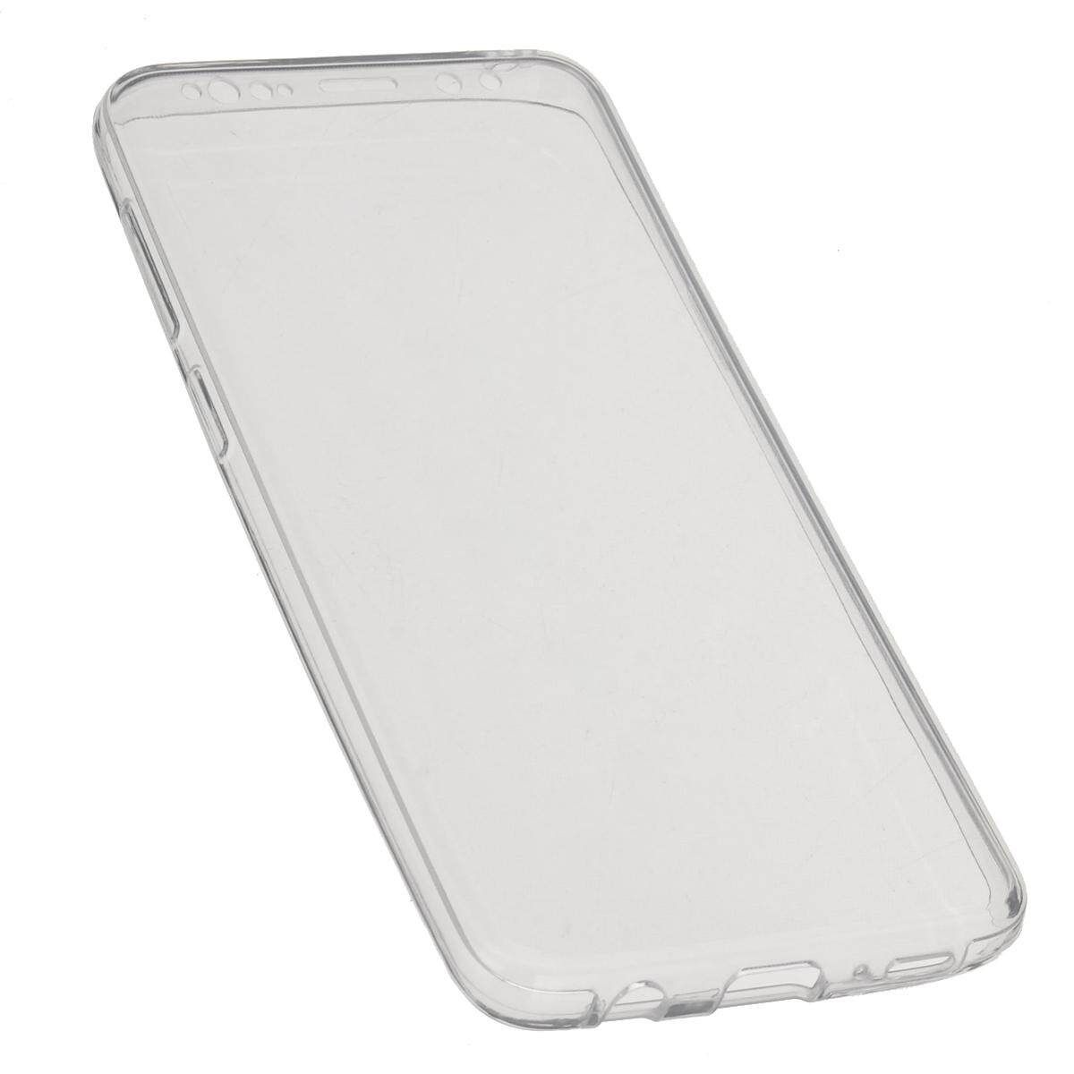 360°Protection Ultra Thin TPU Skin Pouch Cover Case For Samsung Galaxy S9 White White
