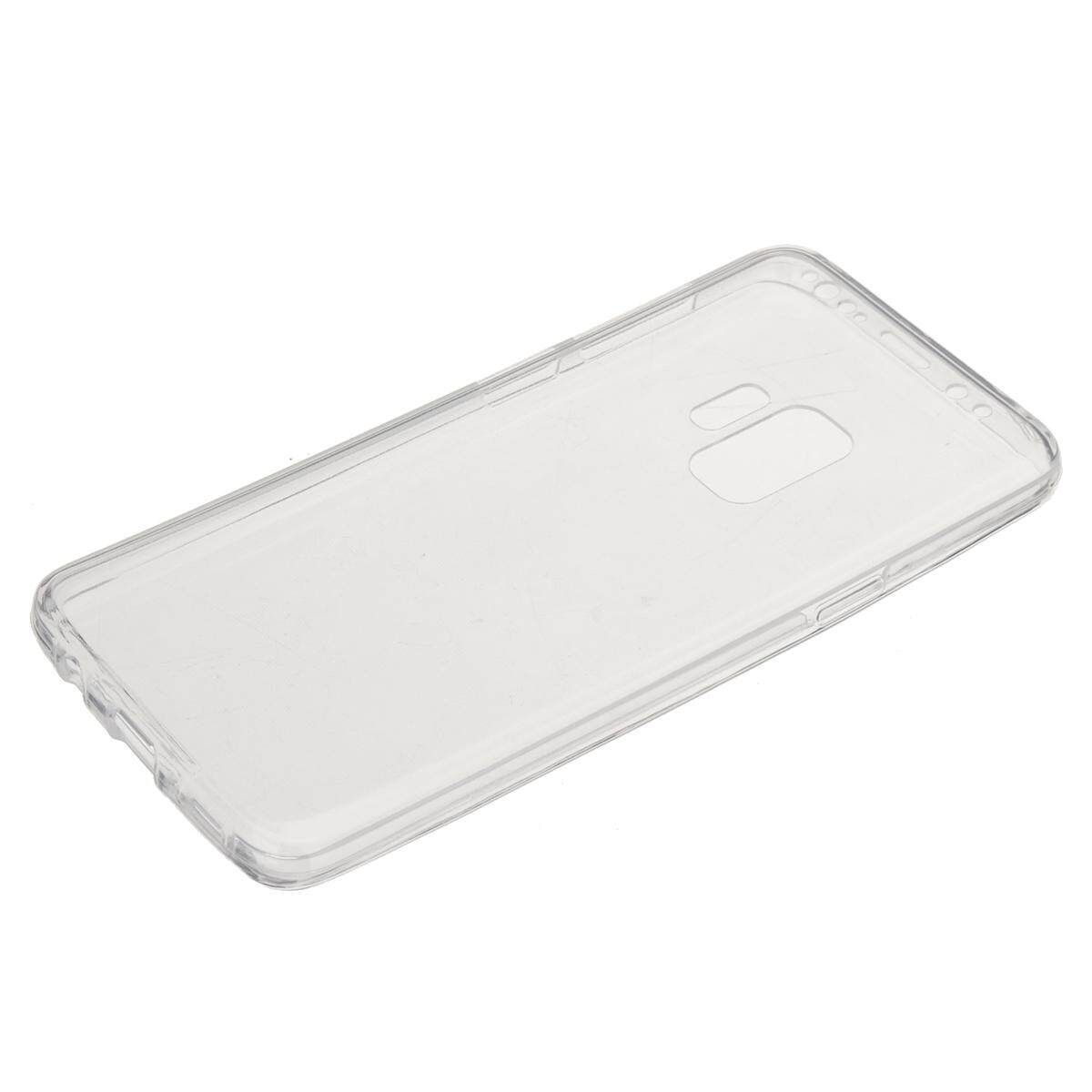 360°Protection Ultra Thin TPU Skin Pouch Cover Case For Samsung Galaxy S9 White White