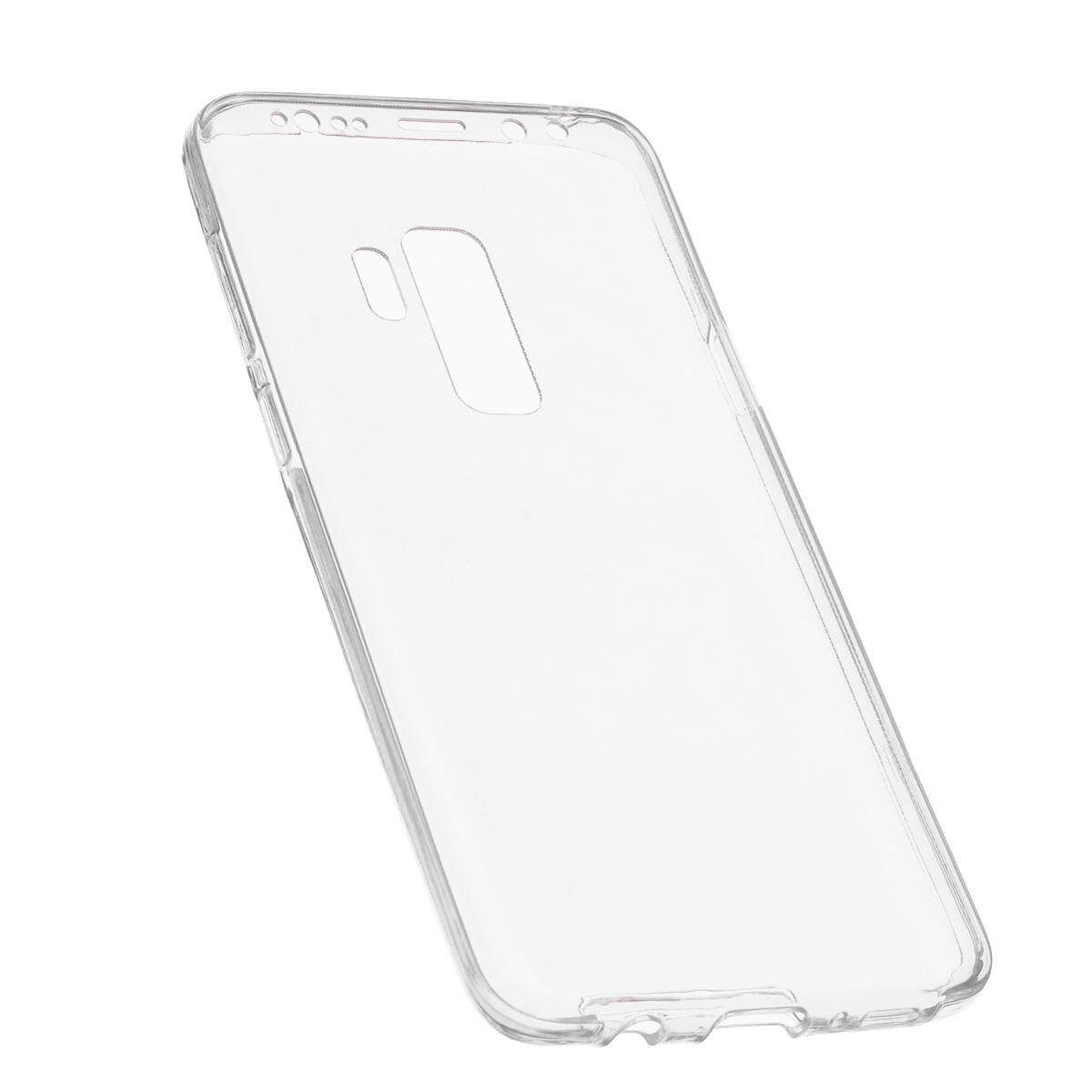 360°Protection Ultra Thin TPU Skin Pouch Cover Case For Samsung Galaxy S9 White White