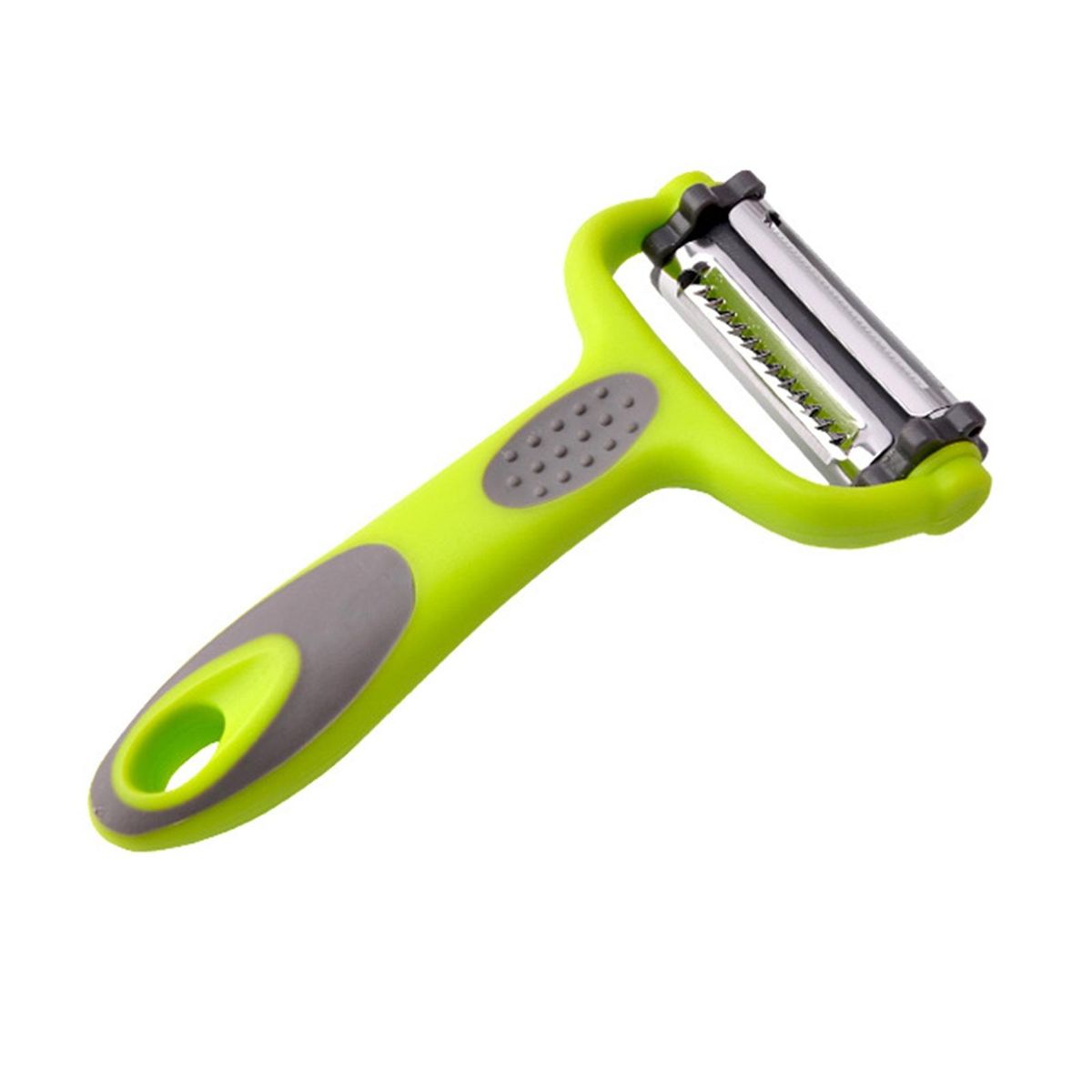 Three-blade Peeler 3-in-1 Stainless Steel Fruit Vegetable Peeler Green