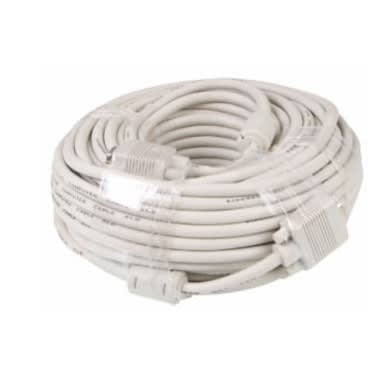Vga To Vga Cable Male To Male 30m - White