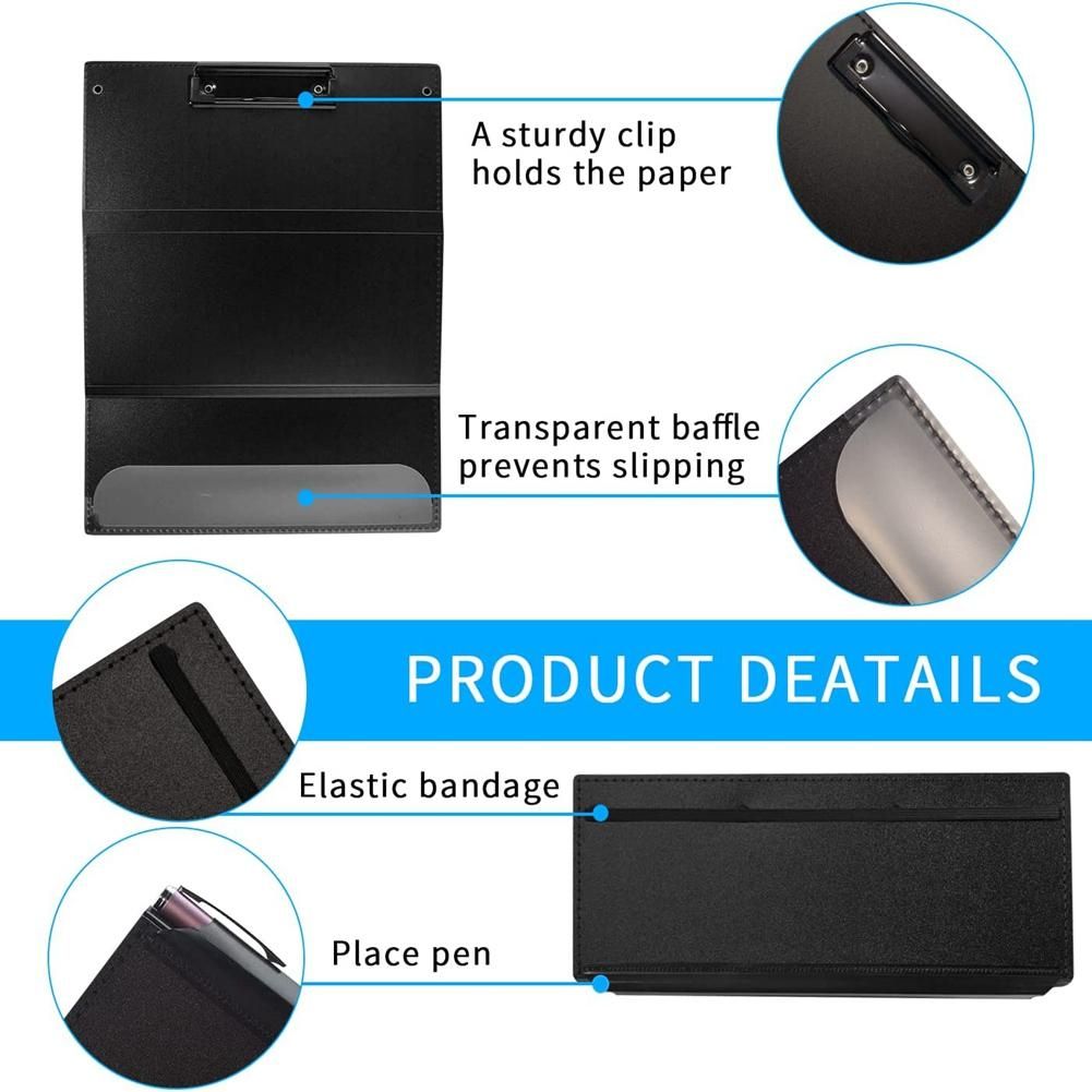 2Pack Nursing Clipboard Foldable, Nurse Foldable Clip Board with 3 Layers,For Doctors & Students Essentials Clipboards A
