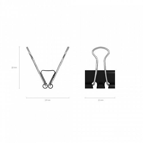 Top Quality Paper Binder Clips 32mm(12 In A Box)