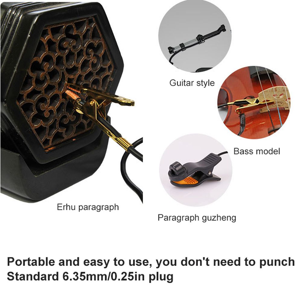 Acoustic Guitar Ballad Sound Pickup Portable Punch-free