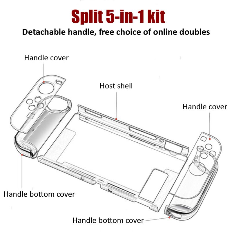 For Nintendo Switch Shell Nintend Switch PC Case Protective Housing Thin Cover Skin Colorful NS Swith Accessories