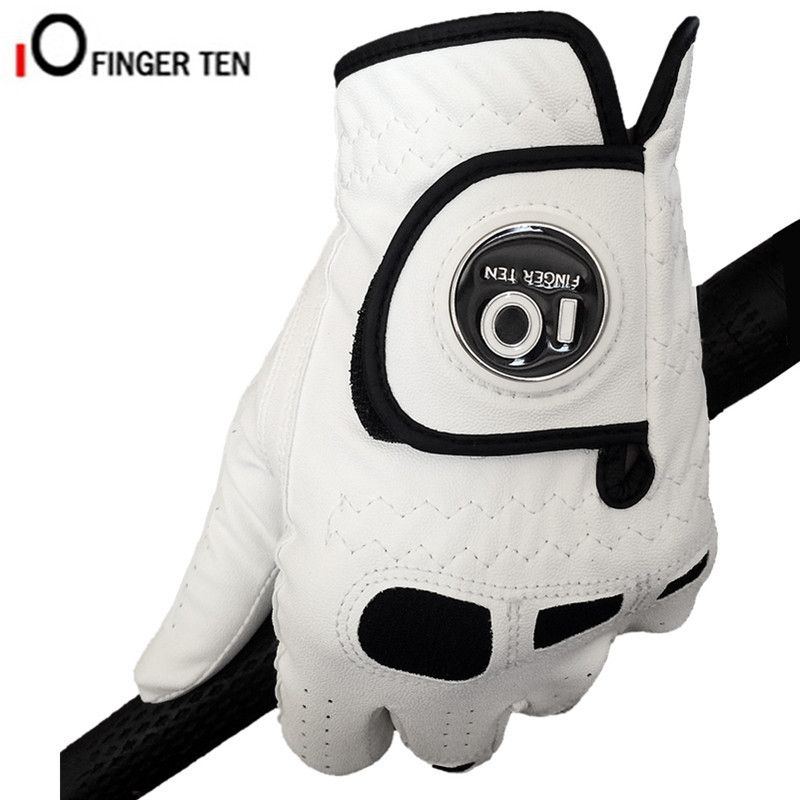 1pcs Non-Slip Golf Gloves Men Left Right Hand Pu Leather