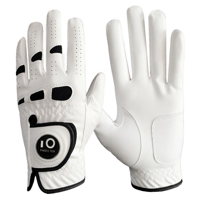 1pcs Non-Slip Golf Gloves Men Left Right Hand Pu Leather