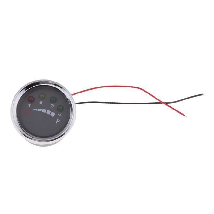36V Motorcycle Round Analog Battery State Of Charge Indicator Meter