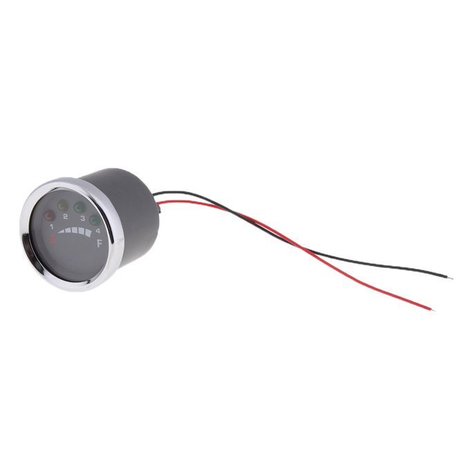 36V Motorcycle Round Analog Battery State Of Charge Indicator Meter