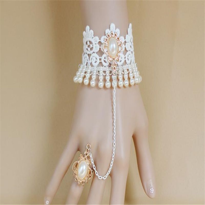 Bridal Lace Gloves For Women Sweet Lace Wedding Gown Bride