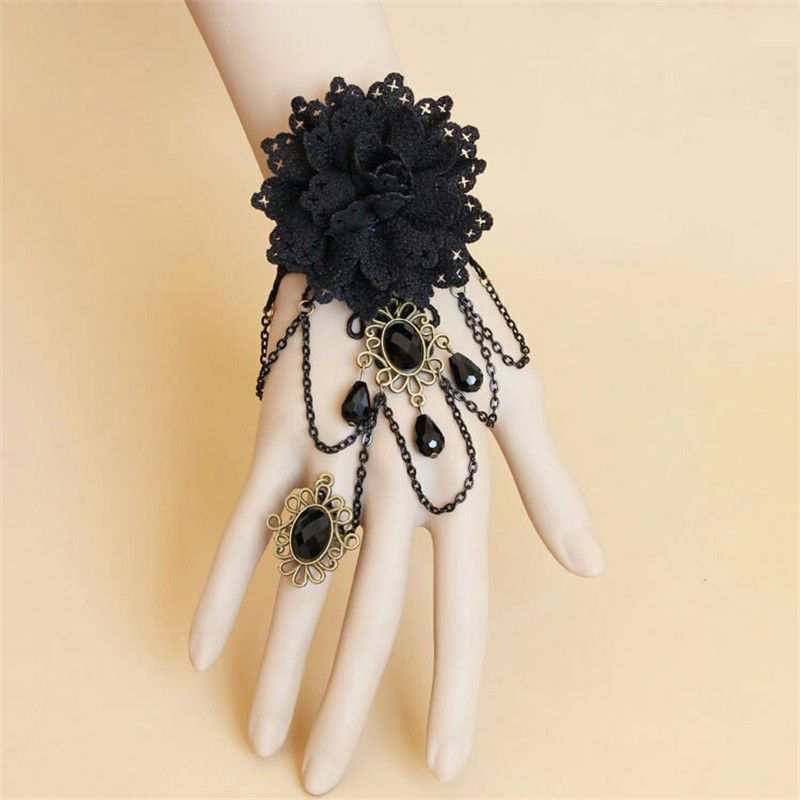 Bridal Lace Gloves For Women Sweet Lace Wedding Gown Bride