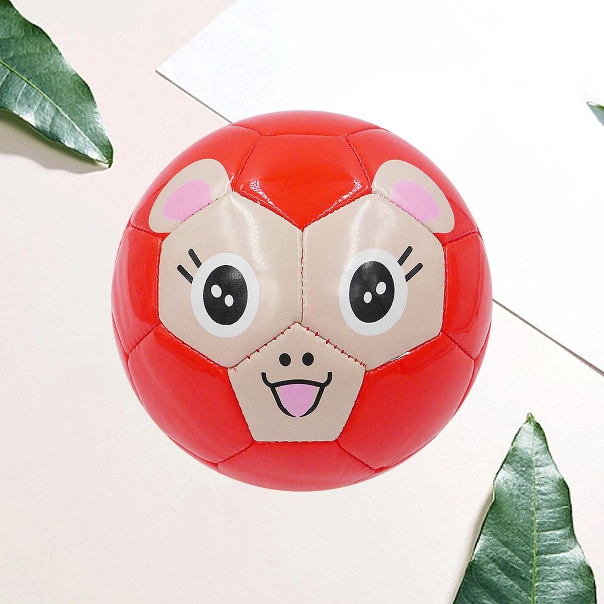 Outdoor Activity Toy for Children Wildlife Fun Football Durable Pvc Red