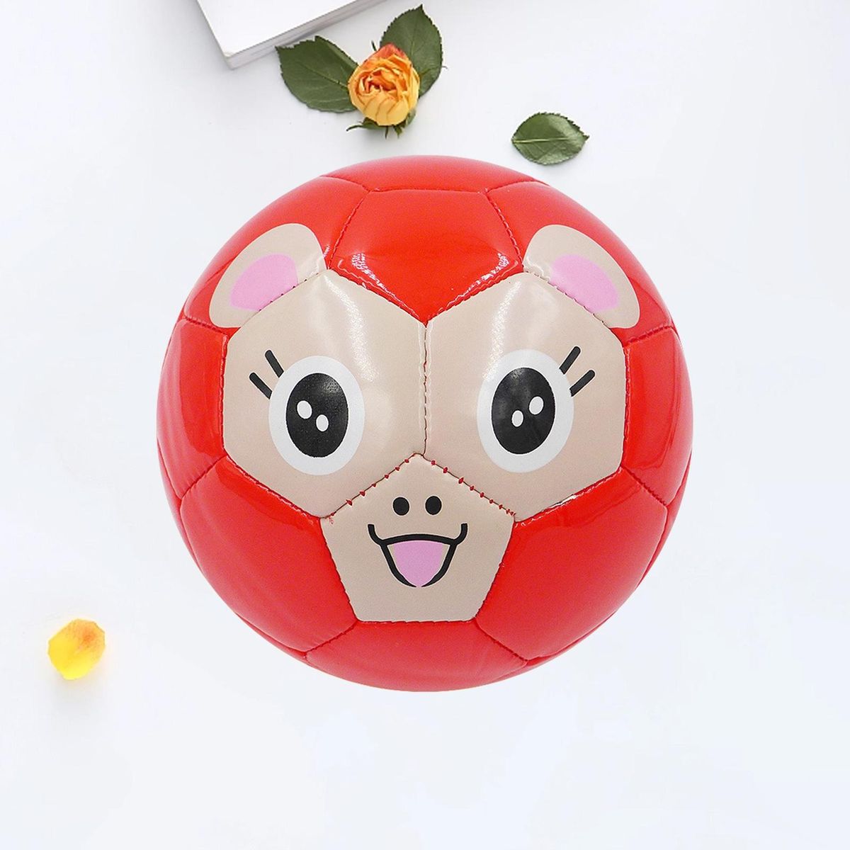 Outdoor Activity Toy for Children Wildlife Fun Football Durable Pvc Red