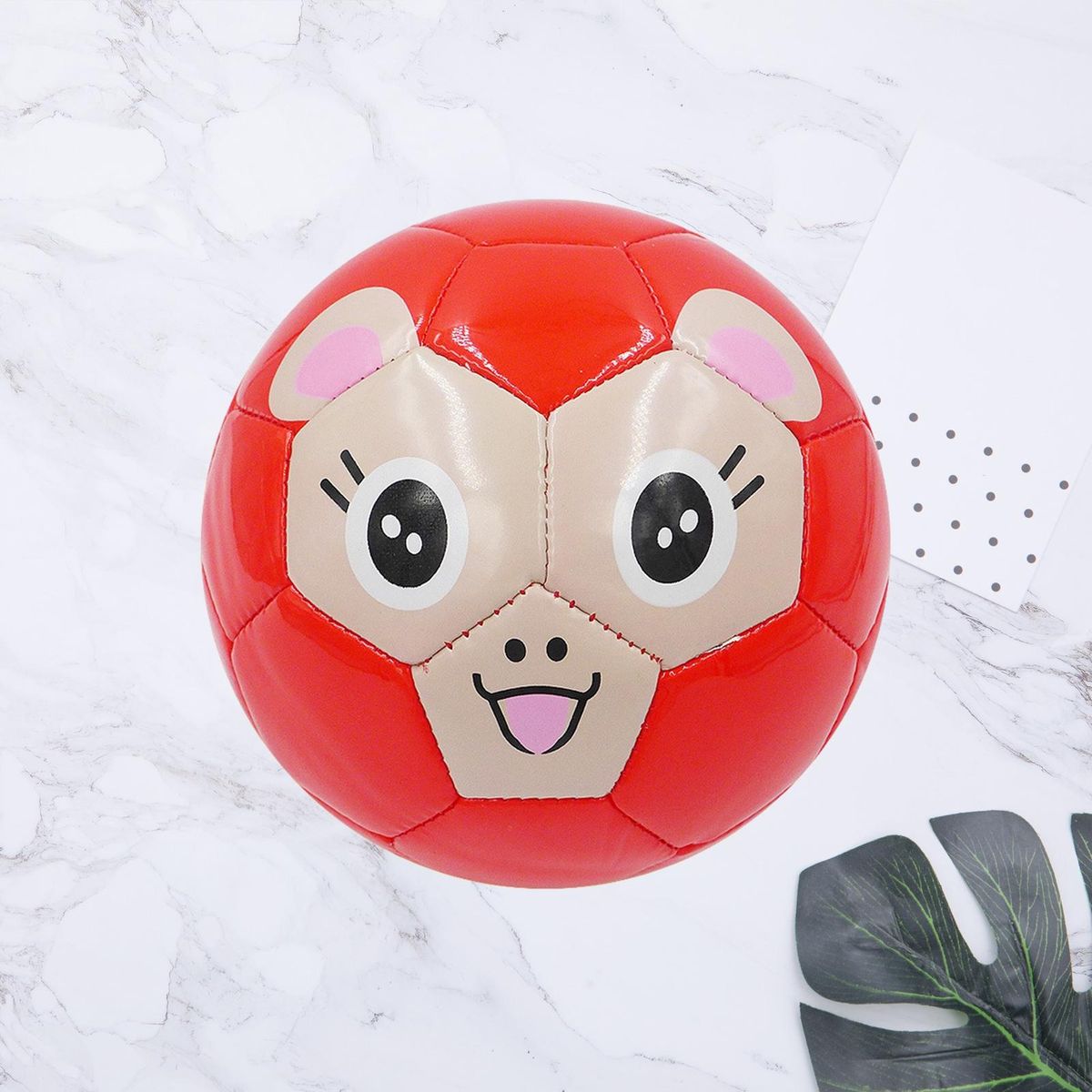 Outdoor Activity Toy for Children Wildlife Fun Football Durable Pvc Red