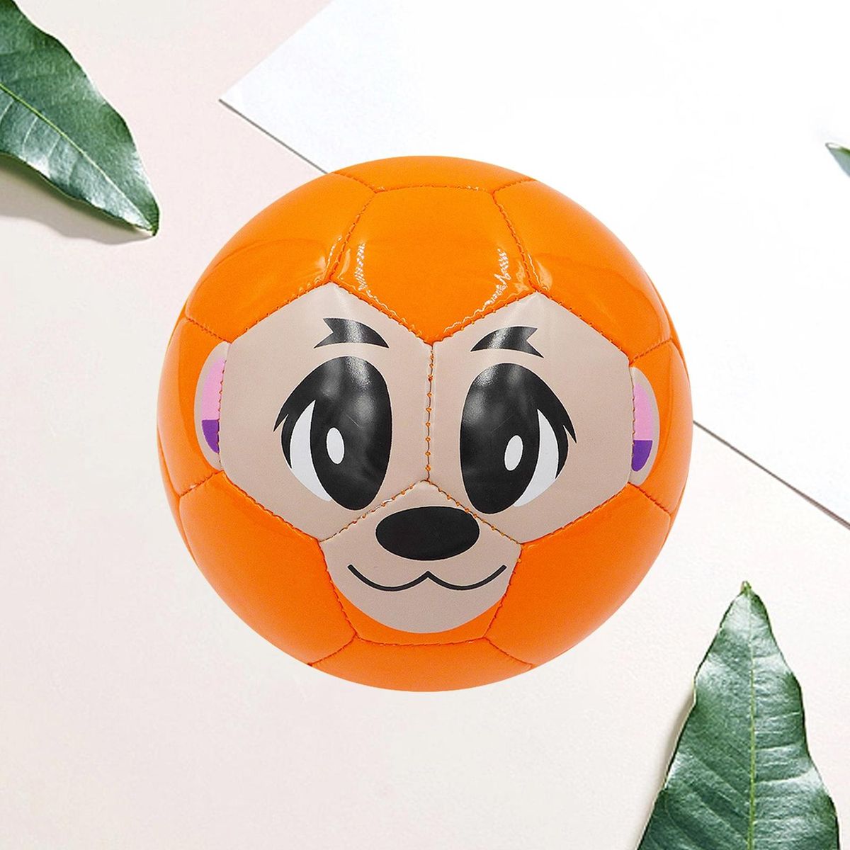 Outdoor Activity Toy for Children Wildlife Fun Football Durable Pvc Orange