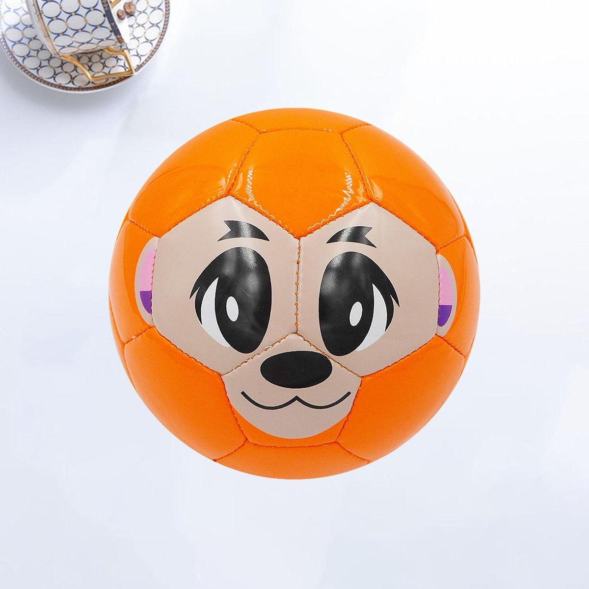Outdoor Activity Toy for Children Wildlife Fun Football Durable Pvc Orange