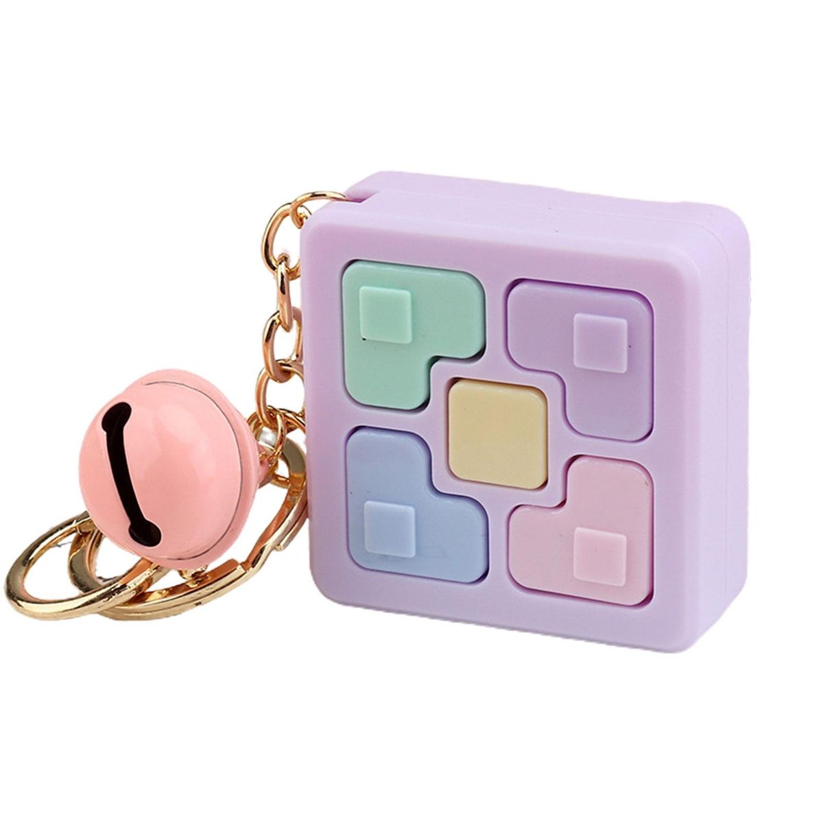Key Chain Memory Game Machine Gaming Box Purple