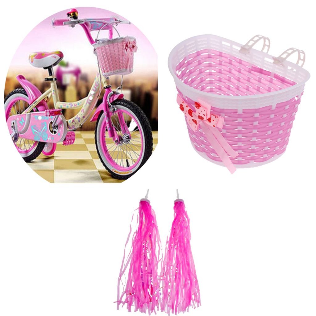 Girls Bike Front Basket Shopping Holder Case Bike Scooter