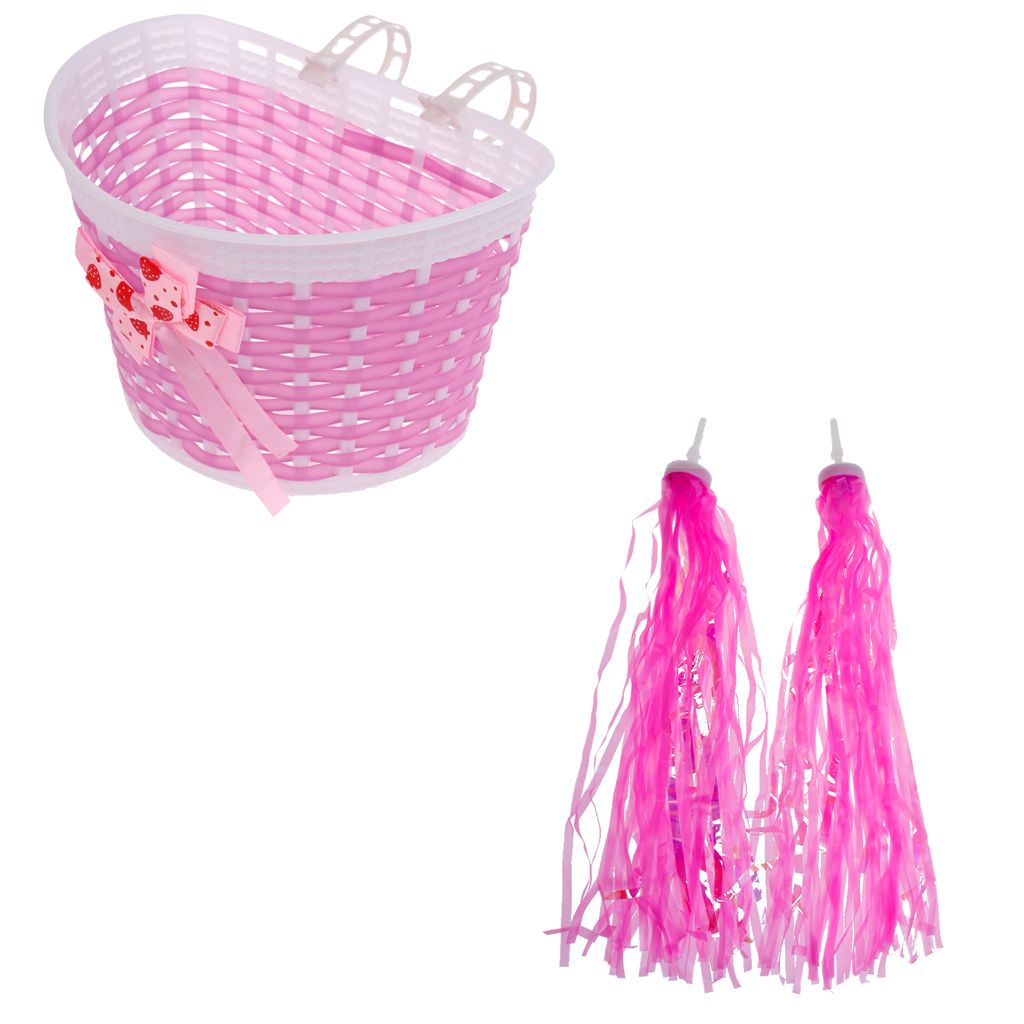Girls Bike Front Basket Shopping Holder Case Bike Scooter