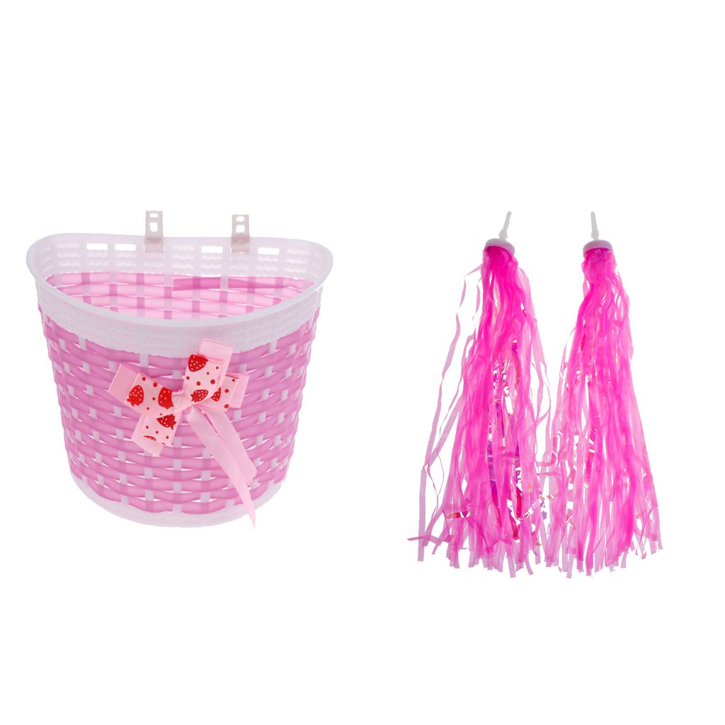 Girls Bike Front Basket Shopping Holder Case Bike Scooter