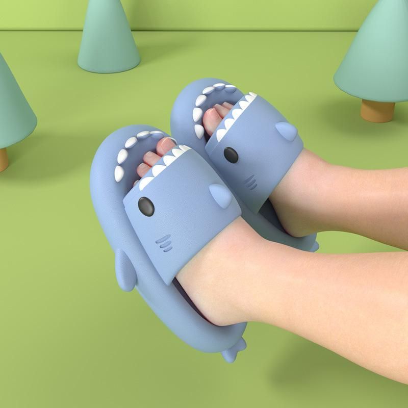Cartoon Cotton Slippers Men's Winter Thick Bottom Non-slip Home Waterproof Slippers Outer Wear Bag with Cute Warm Cotton Shoes
