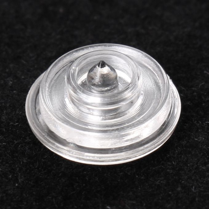 200 Sets Transparent T3 Resin Snap Buttons Sewing Fasteners 10mm