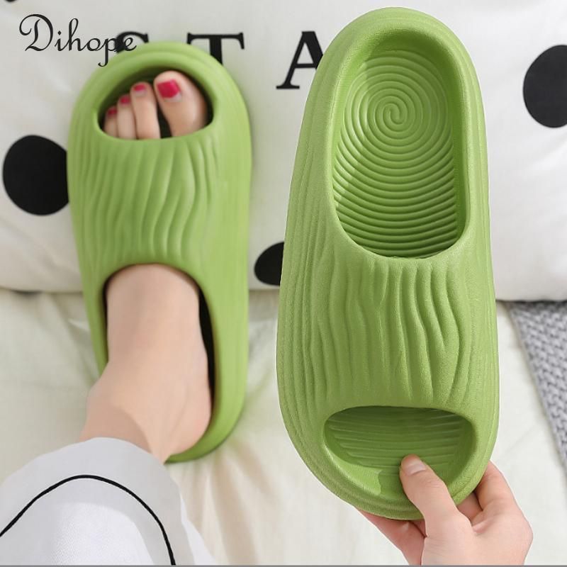 Women's Home Slippers Indoor Platform Slides Shoes 2023 Summer Flip-Flops Bathroom Sandals Men Non-Slip Eva Slipper For Couple