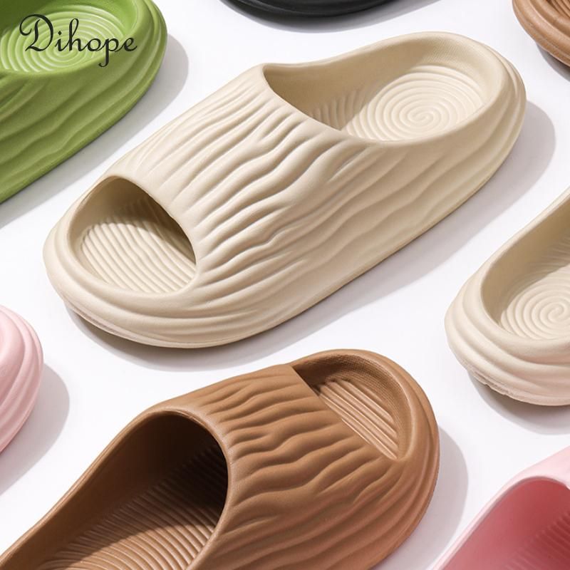 Women's Home Slippers Indoor Platform Slides Shoes 2023 Summer Flip-Flops Bathroom Sandals Men Non-Slip Eva Slipper For Couple